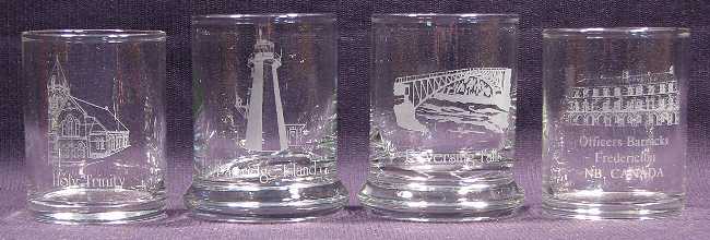 Etched Tea Light Clear Candle Votives